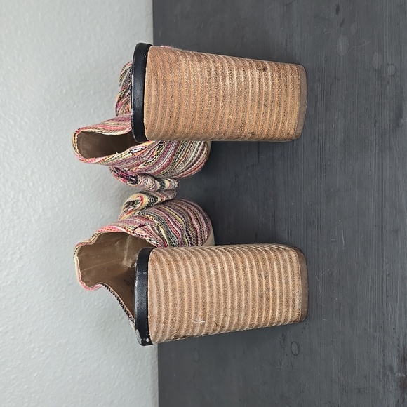 Sam Edelman Yumi Multi Color Bow Slide Heel Sandal Size 7 - Picture 4 of 11